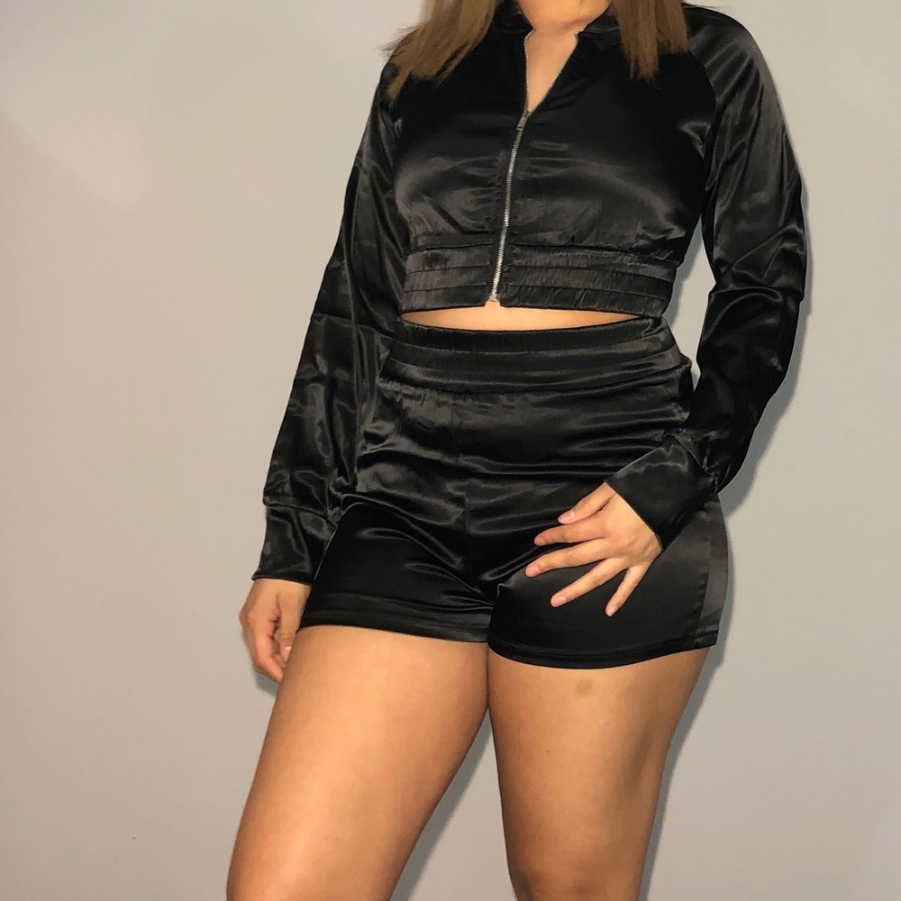 Satin two piece